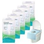 Pack of 10 disposable toilet pads