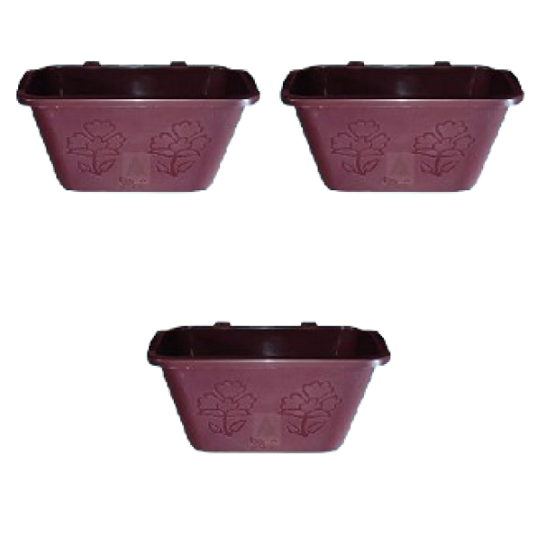 24 cm Vertical Grill Planter- 3 pcs
