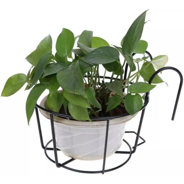 8 Inchi Railing Planters Outdoor Balcony Planters Railing