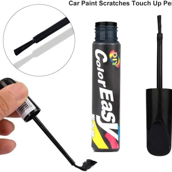 Car Clear Scratch Remover Touch Up Pen Brush Tool-Black