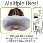 Neck Travel Pillow, Unisex U-Shaped Micro Fiber Soft Neck Rest Cushion for Travel, Car, Train, Flight, Bus,