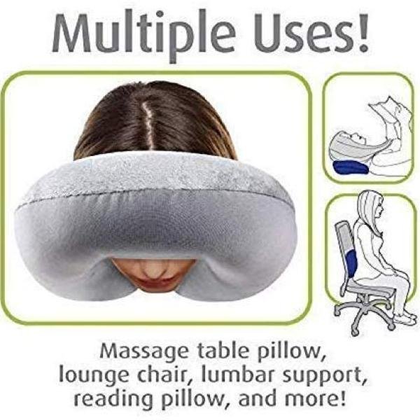 Neck Travel Pillow, Unisex U-Shaped Micro Fiber Soft Neck Rest Cushion for Travel, Car, Train, Flight, Bus,
