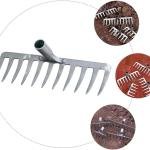 Grass Mowing Rake Planting Tool Bow Rake (11 teeth) 1 Pcs