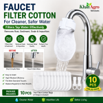 Universal Faucet Filter Cotton – 10 Pack Tap Water Filter Bags