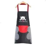 Cooking Kitchen Apron with Pocket Check Chef Apron Dress for Women Men Adults for Baking Restaurant Tool