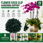 Flower Fixed Clip Gardening Support (10 pcs)