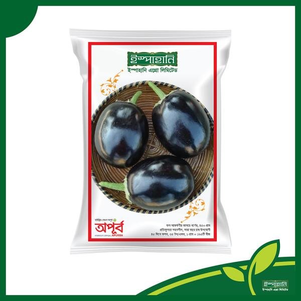 Brinjal round shape seeds-Apurba mini pack