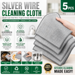 Silver Wire Dish Cleaning Cloth (5 PCS)