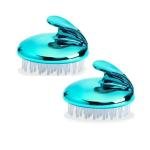 20Pcs Scalp massager Shampoo Brush Head massager for Men & Women Removes dandruff Controls Hair Fall | Soft Silicone massage brush