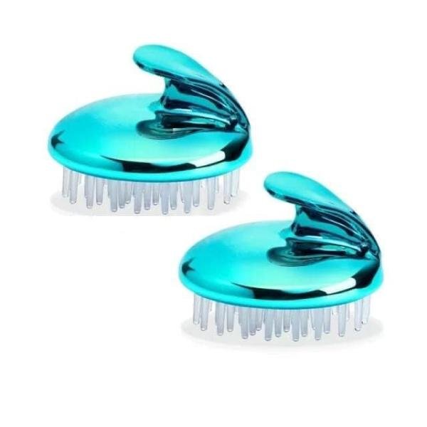 20Pcs Scalp massager Shampoo Brush Head massager for Men & Women Removes dandruff Controls Hair Fall | Soft Silicone massage brush