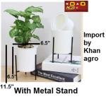 Nordic Style Flower Pot Iron Art Simple Plastic Lazy Flowerpot