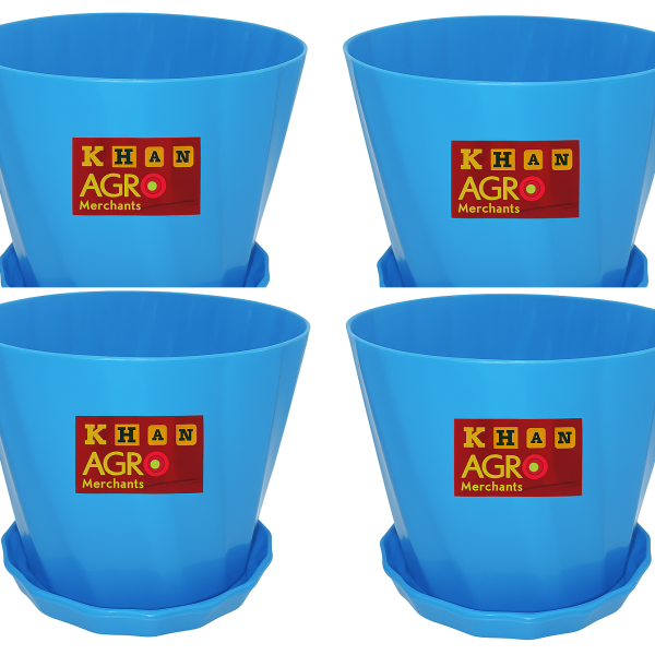 Camellia Planter 4pcs virgin 6 inchi with tray-Flower tob-tub-pot