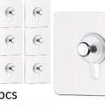 Wall Hooks Adhesive Screws 10 pcs