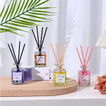 Air Freshener Flower Scented Reed Diffuser 50ml(Faooyvue home fragrance collection)car,home,hotel,bath etc