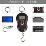Digital Portable Weighing Scale with Hook - 45kg